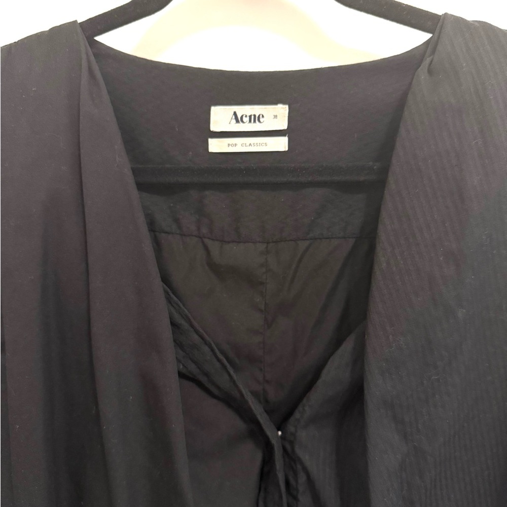 Acne Studios black shirt dress - Picture 2 of 6